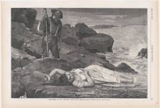 The Wreck of the "Atlantic" - Cast Up by the Sea (Harper's Weekly, Vol. XVII), ..., August 26, 1873. Creator: Unknown