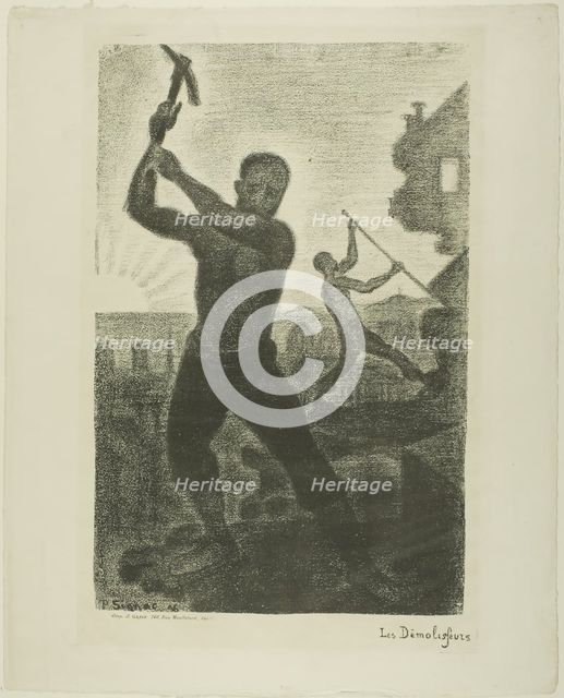 The Wreckers, 1896. Creator: Paul Signac.