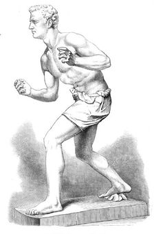 "The Wrestler," by E. B. Stephens, A.R.A., 1872. Creator: Unknown