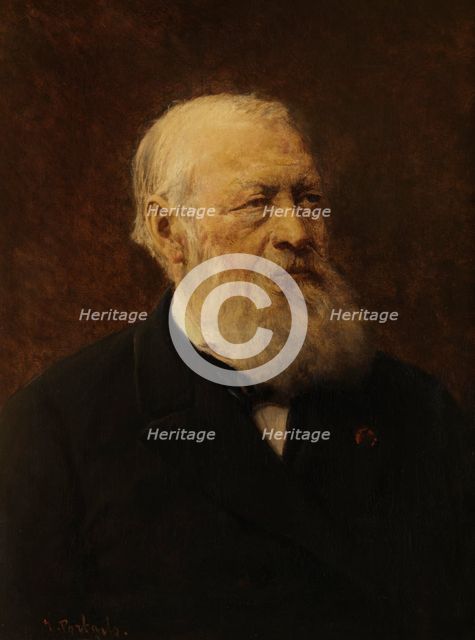 The Writer Hendrik Conscience. Creator: Jean Francois Portaels.