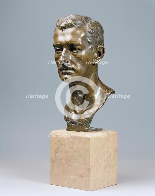 The writer Jean Baron de Bourgoing, 1907. Creator: Edmund von Hellmer.