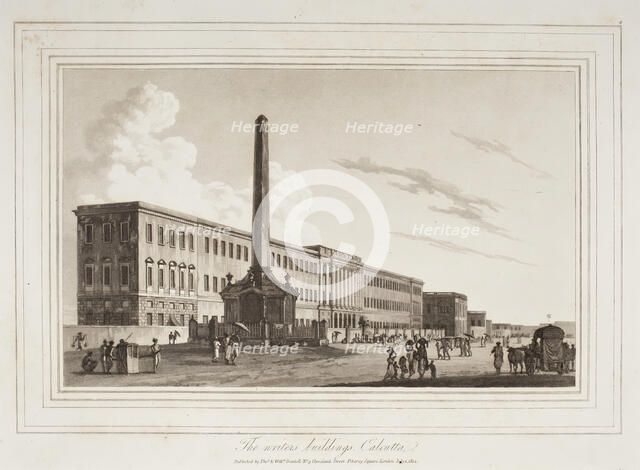 The Writers' Buildings, Calcutta (image 2 of 3), 1812. Creators: Thomas Daniell, William Daniell.