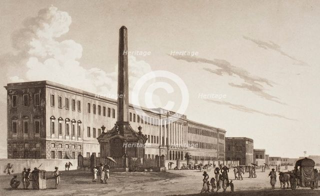 The Writers' Buildings, Calcutta (image 3 of 3), 1812. Creators: Thomas Daniell, William Daniell.