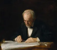 The Writing Master, 1882. Creator: Thomas Eakins