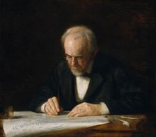 The Writing Master, 1882. Creator: Thomas Eakins
