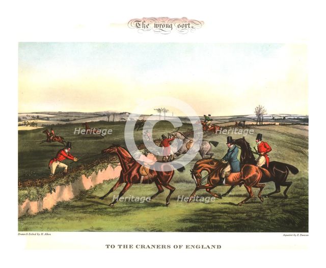 'The Wrong Sort. To The Craners Of England', mid 19th century, (c1955). Creator: Unknown.