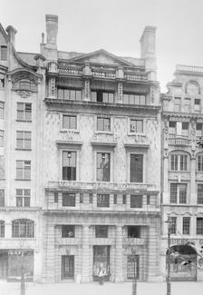 The WSPU's new London headquarters at Lincoln's Inn House, Kingsway, 1912. Creator: Unknown