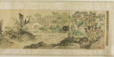 The Xuehong Pavilion in a Scholar's Garden, Qing dynasty (1644-1911), 1831. Creator: Qian Du