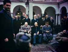 The Yalta Conference, Crimea, USSR, 4-11 February, 1945. Creator: Anon