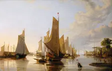The Yarmouth Water Frolic c1821. Artists: John Crome, John Bernay Crome