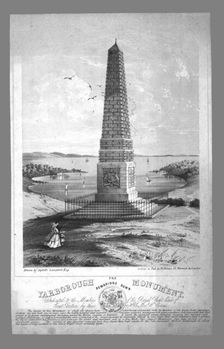 The Yarborough Monument, Bembridge Down late 19th century. Creator: William Evans