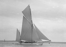 The yawl Aglaia 1911. Creator: Kirk & Sons of Cowes