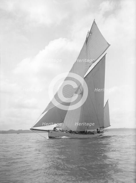 The yawl 'Betty', 1911. Creator: Kirk & Sons of Cowes.