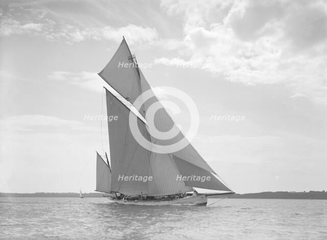 The yawl 'Betty', 1911. Creator: Kirk & Sons of Cowes.