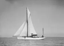 The yawl Suzanne under sail, 1911. Creator: Kirk & Sons of Cowes
