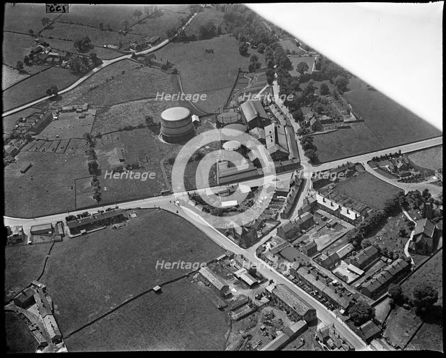 The Yeadon and Guiseley Gas Co Gas Works, Yeadon, West Yorkshire, c1930s. Creator: Arthur William Hobart.