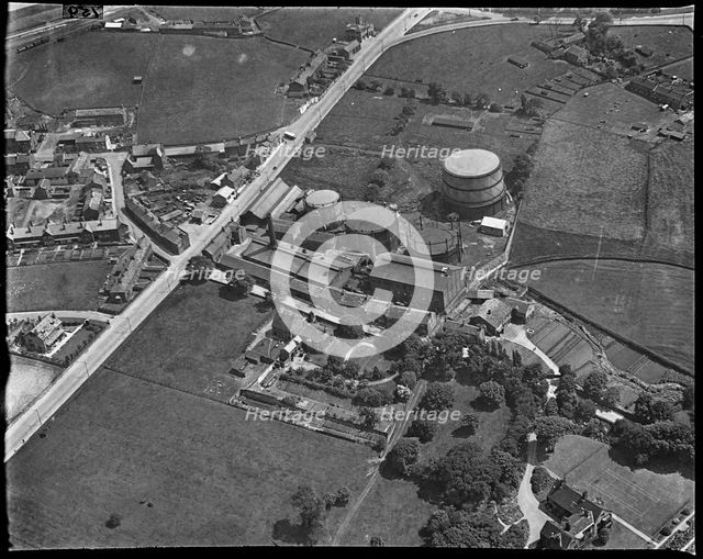 The Yeadon and Guiseley Gas Co Gas Works, Yeadon, West Yorkshire, c1930s. Creator: Arthur William Hobart.