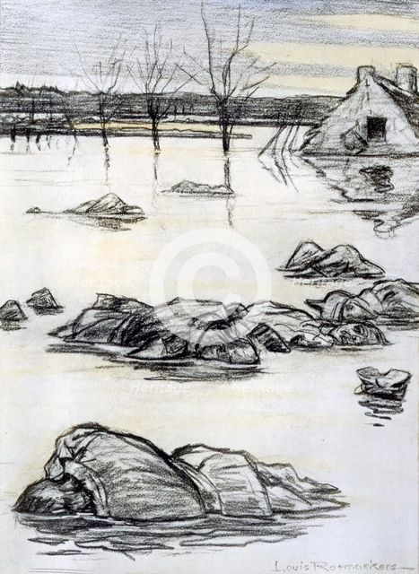 'The Year 1914, ''We are on our way to Calais''', 1916. Creator: Louis Raemaekers.