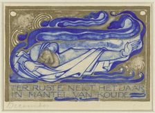 The year rests in a cold cloak, December, c. 1929. Creator: Willem Arondeus