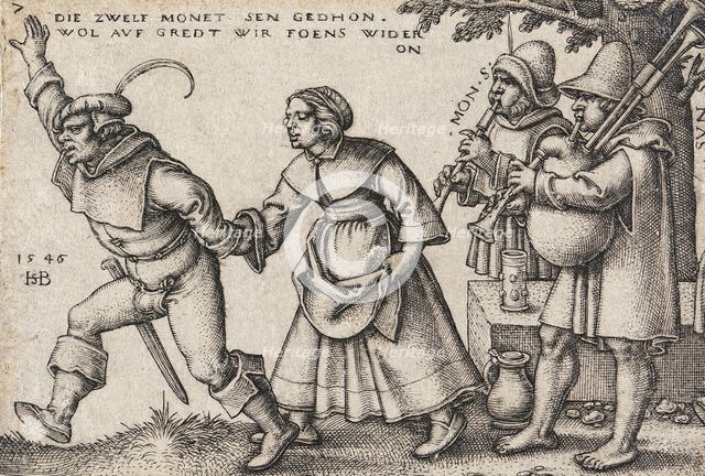 The Year's End, 1546. Creator: Sebald Beham.