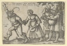 The Year's End, from The Peasants Feast or the Twelve Months, 1546. Creator: Sebald Beham