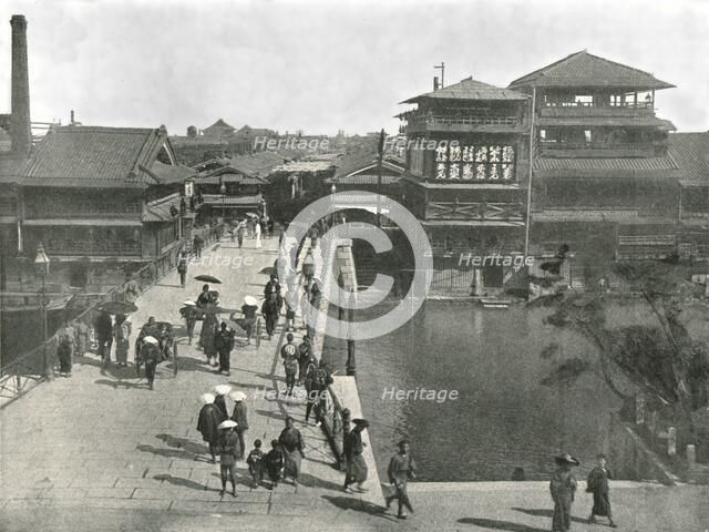 'The Yebisu Bashi', Osaka, Japan, 1895. Creator: Unknown.