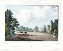 The Yelagin Palace at Saint Petersburg. Artist: Sadovnikov, Vasily Semyonovich (1800-1879)