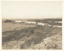 The Yellowstone from Pompey's Pillar, c. 1906. Creator: Laton Alton Huffman
