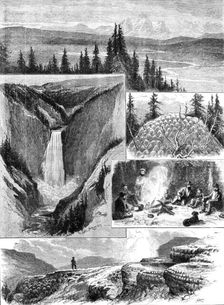 The Yellowstone Park, North America, 1883. Creator: Unknown