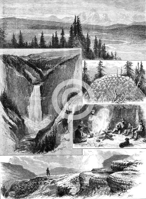 The Yellowstone Park, North America, 1883. Creator: Unknown.