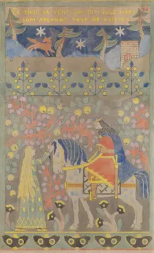 The yellow hair, 1899. Creator: Gerhard Munthe
