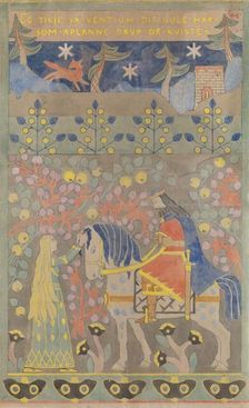 The yellow hair, 1899. Creator: Gerhard Munthe