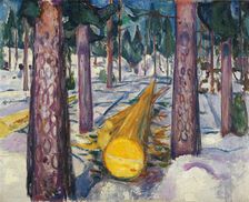 The Yellow Log. Artist: Munch, Edvard (1863-1944)