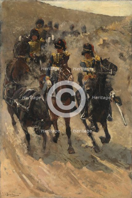 The Yellow Riders, 1885-1886. Creator: George Hendrik Breitner.