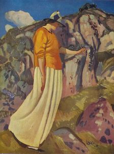 The Yellow Skirt 1914. Artist: Derwent Lees