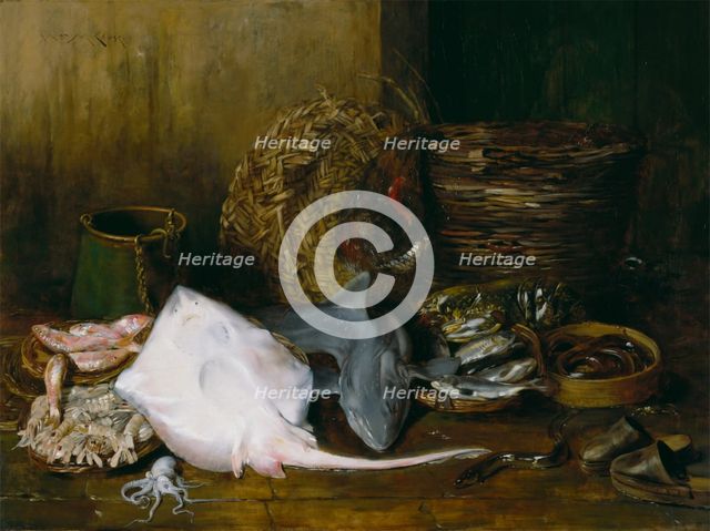 The Yield of the Waters, 1878. Creator: William Merritt Chase.
