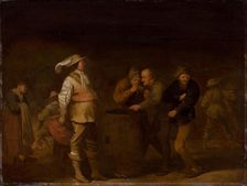 The Yielding of War Booty , c. 1635. Creator: Quast, Pieter (1605-1647)