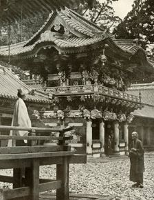 The Yomei Gate at Nikko 1910. Creator: Herbert Ponting