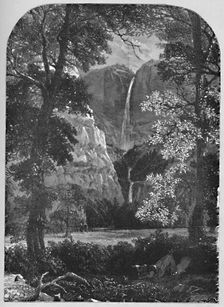 The Yosemite Falls 1883. Artist: Davis