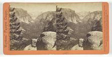The Yosemite Valley, form the Mariposa Trail, 1861/76. Creator: Carleton Emmons Watkins