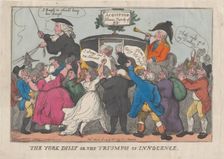 The York Dilly or The Triumph of Innocence, February 26, 1809., February 26, 1809. Creator: Thomas Rowlandson