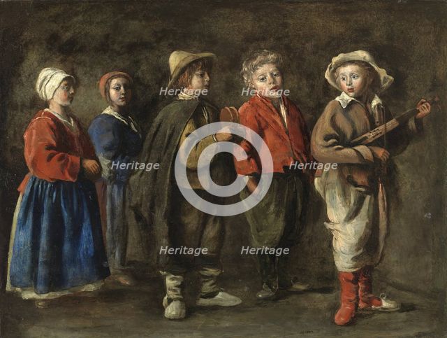 The Young Musicians, 1640. Creator: Antoine Le Nain.