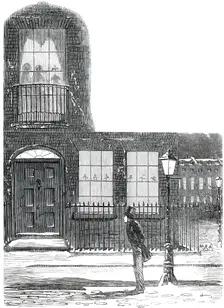 The Young Man Who is Alone, on Christmas Day - drawn by Leech, 1850. Creator: Unknown