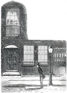 The Young Man Who is Alone, on Christmas Day - drawn by Leech, 1850. Creator: Unknown