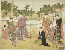 The Young Monkey Showman (Wakashu sarumawashi), n.d. Creator: Utagawa Toyokuni I