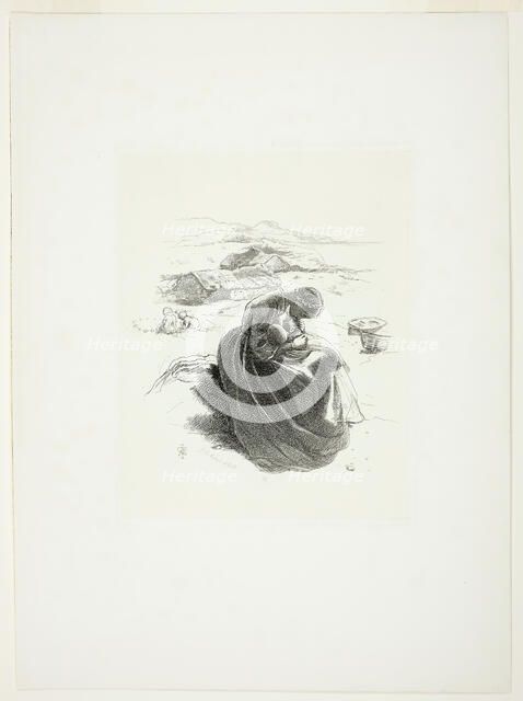 The Young Mother, 1857. Creator: John Everett Millais.
