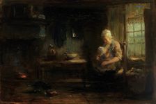 The Young Mother, 19th or 20th century. Creator: Jozef Israels