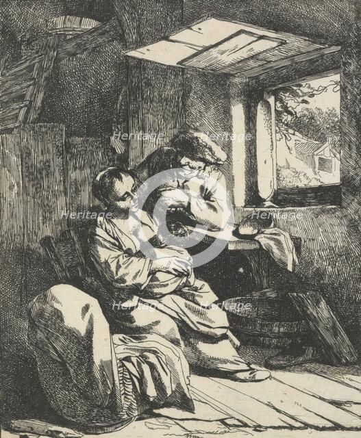 The young mother, c. 1660. Creator: Cornelis Bega.