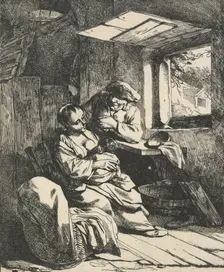The young mother, c. 1660. Creator: Cornelis Bega