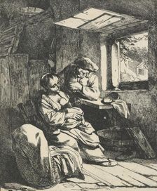 The young mother, c. 1660. Creator: Cornelis Bega